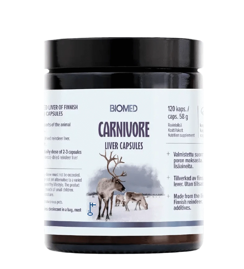 Buy Biomed Carnivore Liver Capsules at LiveHelfi
