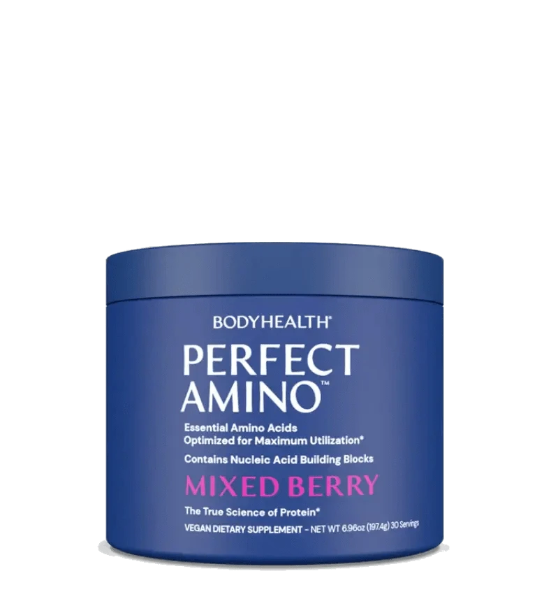 Buy BodyHealth Perfect Amino Powder - Mixed Berry 30 Servings at LiveHelfi