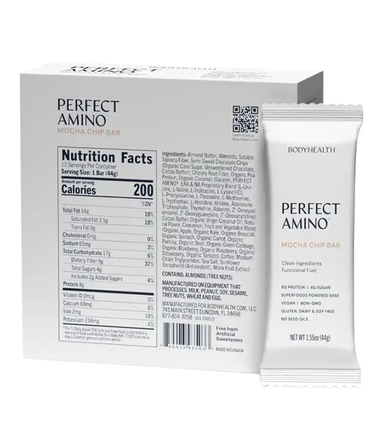 Buy BodyHealth Perfect Amino Bar Mocha Chip at LiveHelfi