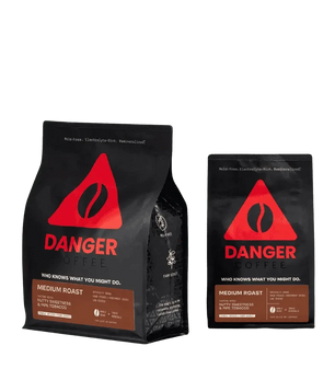 Buy Danger Coffee Medium Roast Whole Bean Mineralized Coffee at LiveHelfi