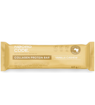 Buy NoordCode Organic Collagen Protein Bar - Vanilla Cashew Single Bar at LiveHelfi