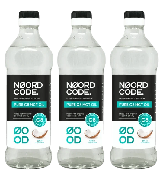 Organic Pure C8 MCT Oil 3-pack