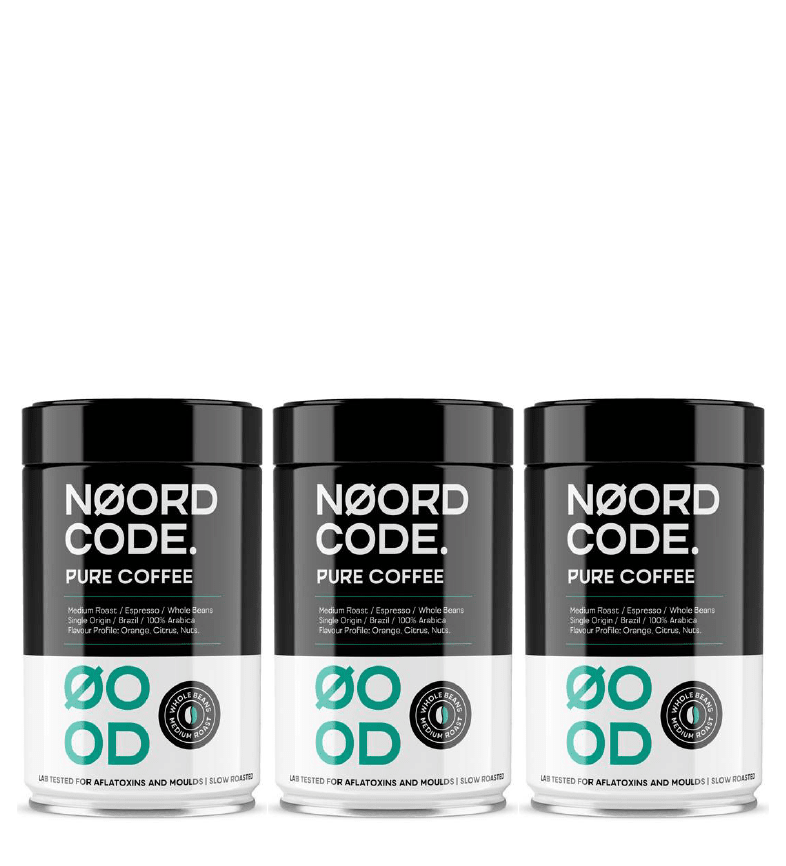 Buy NoordCode Pure Coffee 3-pack (3 x 250 grams) Medium Roast Beans at LiveHelfi