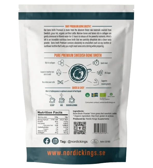 Buy Nordic Kings Organic Beef Bone Broth at LiveHelfi