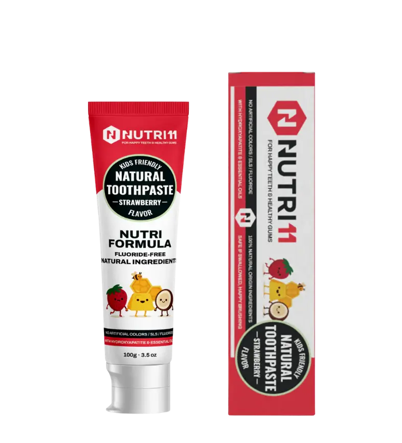 Buy Nutri11 Kids Natural Toothpaste Strawberry at LiveHelfi
