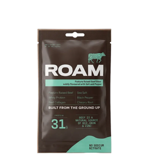 Buy ROAM Food Grass-Fed Beef Bites Salt & Pepper 12 Pack at LiveHelfi
