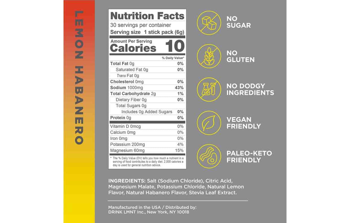Buy LMNT Recharge Electrolyte Drink Mix at LiveHelfi