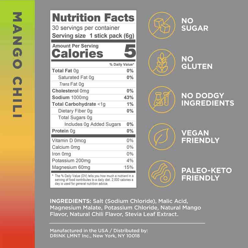 Buy LMNT Recharge Electrolyte Drink Mix at LiveHelfi