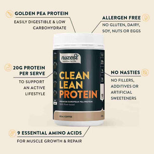 Buy Nuzest Clean Lean Protein Rich Chocolate at LiveHelfi